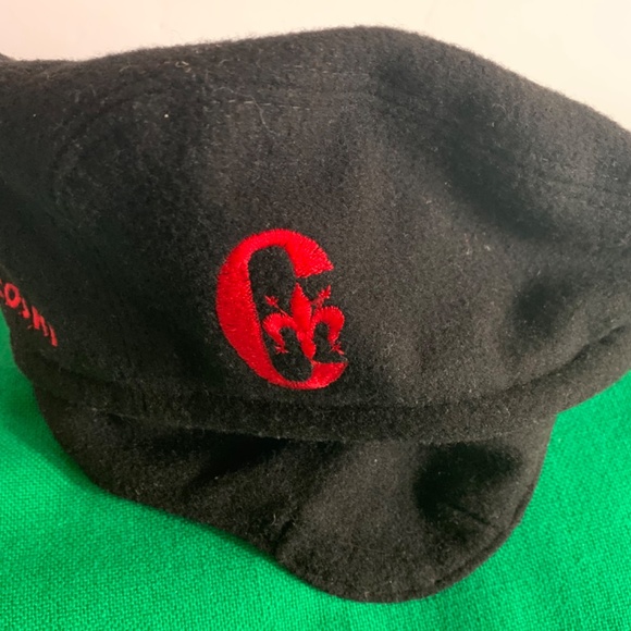 Conte of Florence Vintage Black Cabbie Newsboy Cap - Picture 9 of 11